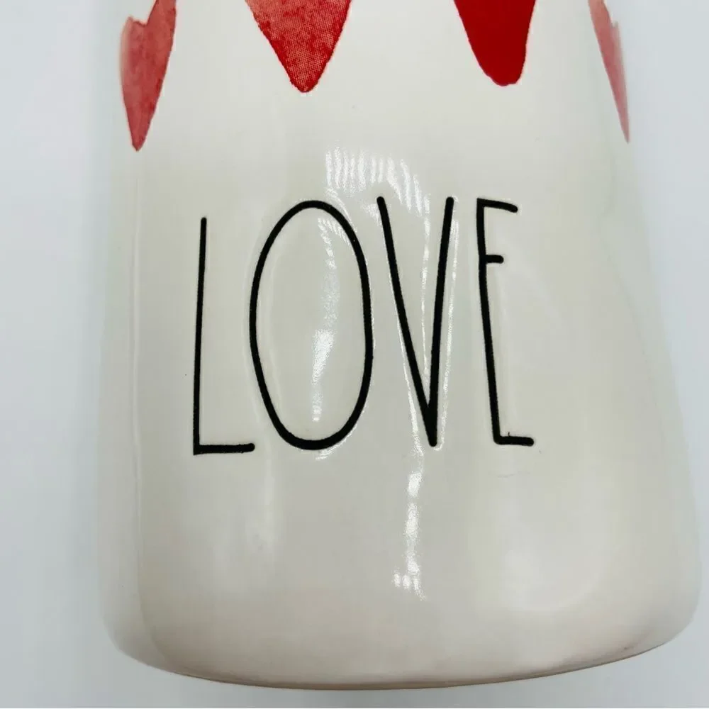 Rae Dunn Love Heart Tall Vase